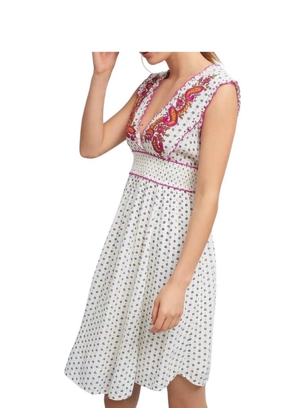 Lilka by Anthropologie Maggie Embroidered Dress XS - Picture 2 of 8